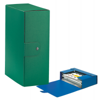 Scatola progetto Eurobox - dorso 12 cm - 25 x 35 cm - verde - conf. 5 pezzi - Esselte - 390332180 - 8004157332184 - DMwebShop
