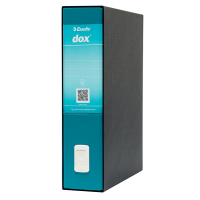 Registratore Dox 2 - dorso 8 cm - protocollo - 23 x 34 cm - verde mare - Esselte - Dox - D26212 - 8004389087548 - DMwebShop