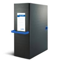 Scatola archivio Big Next - dorso 16 cm - 25 x 35 cm - nero-blu - Sei Rota - 68101607 - 8004972023786 - DMwebShop