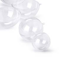 Sfera apribile in polistirene - trasparente - Ø 60 mm - conf. 36 pezzi - Colorosa - 5064101 - 8004428011015 - DMwebShop