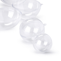 Sfera apribile in polistirene - trasparente - Ø 60 mm - conf. 36 pezzi - Colorosa - 5064101 - 8004428011015 - DMwebShop