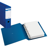 Raccoglitore Stelvio F - 4 anelli a D - Ø 40 mm - dorso 5 cm - f.to utile 22 x 30 cm - blu - Sei Rota - 37404407 - 8004972004525 - DMwebShop