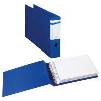 Raccoglitore Stelvio F - 4 anelli a D - Ø 40 mm - dorso 6 cm - 30 x 22 cm - album - blu - Sei Rota - 37404507 - 8004972024967 - DMwebShop