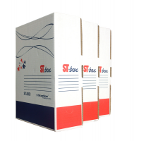 Scatola archivio ST-box - dorso 9 cm - 25 x 35 cm - bianco - Starline