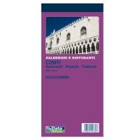 Blocco conti ristoranti-pizzerie-trattorie - 21,5 x 10 cm - 100 copie - conf. 5 pezzi - Data Ufficio - DU162100000 - 90886A - DMwebShop