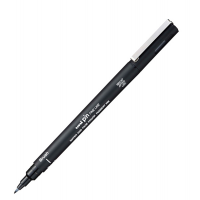 Pin fineliner - punta Brush - nero - conf. 12 pezzi - Uni Mitsubishi - M PINBR N - 4902778230824 - DMwebShop