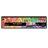 Evidenziatori Boss Original - colori assortiti fluo + pastel - deskset 23 pezzi - Stabilo - 7023-01-5-20 - 4006381577847 - DMwebShop