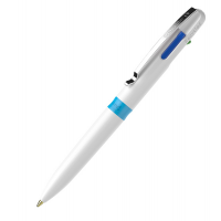 Penna a sfera Take 4 - punta media - 4 colori - fusto bianco - conf. 10 pezzi - Schneider - P138049 - 4004675140166 - DMwebShop