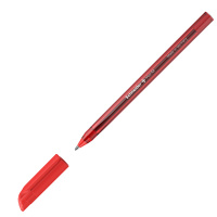 Penna a sfera Vizz - con cappuccio - punta media - rosso - conf. 10 pezzi - Schneider - P102202 - 4004675129512 - DMwebShop