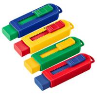 Gomma a scorrimento eraser - involucro colori vivaci assortiti - conf. 12 pezzi - Staedtler - 525 PS1 S - 4007817525180 - DMwebShop