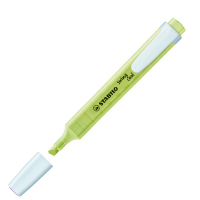 Evidenziatore Swing Cool Pastel - punta a scalpello - tratto 1 - 4 mm - lime 133 - conf. 10 pezzi - Stabilo - 275/133-8 - 4006381559317 - DMwebShop