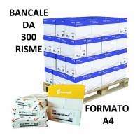 Carta bianca A4 80 gr risma da 500 fogli bancale da 300 risme Starline STL2001 - 7011