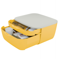 Cassettiera Cosy - 2 scomparti - giallo - Leitz - 53570019 - 4002432124756 - DMwebShop