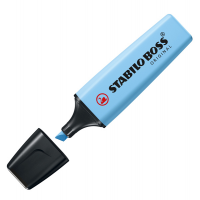 Evidenziatore Boss Pastel - tratto 2 - 5 mm - azzurro cielo 112 - conf. 10 pezzi - Stabilo - 70/112 - 4006381566018 - DMwebShop