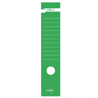 Copridorso CDR C - carta autoadesiva - 7 x 34,5 cm - verde - conf. 10 pezzi - Sei Rota - 58012705 - 8004972008912 - DMwebShop