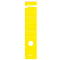 Copridorso CDR C - carta autoadesiva - 7 x 34,5 cm - giallo - conf. 10 pezzi - Sei Rota - 58012706 - 8004972008929 - DMwebShop