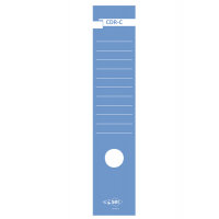 Copridorso CDR C - carta autoadesiva - 7 x 34,5 cm - blu - conf. 10 pezzi - Sei Rota - 58012707 - 8004972008936 - DMwebShop