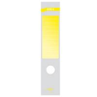 Copridorso CDR S - carta autoadesiva - 7 x 34,5 cm - giallo - conf. 10 pezzi - Sei Rota - 58012606 - 8004972008882 - DMwebShop