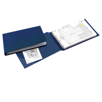 Raccoglitore Sanremo 2000 - 4 anelli a D - Ø 25 mm - dorso 4 cm - 42 x 30 cm - album - blu - Sei Rota - 34423007 - 8004972002989 - DMwebShop