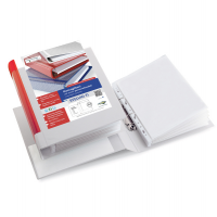 Raccoglitore personalizzabile Stelvio TI - 2 anelli a D - Ø 25 mm - dorso 4 cm - f.to utile 22 x 30 cm - bianco - Sei Rota - 35254601 - 8004972012384 - DMwebShop