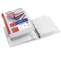 Raccoglitore personalizzabile Stelvio TI - 4 anelli a D - Ø 17 mm - dorso 3 cm - 22 x 30 cm - bianco - Sei Rota 36174601