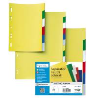 Separatore Record S - 6 tasti - PP - 21 x 29,7 cm - A4 - multicolore - Sei Rota - 580022 - 8004972270241 - DMwebShop