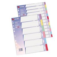 Separatore - cartoncino 225 gr - 12 tasti colorati - A4 - multicolore - Esselte - 00026000 - 8004389002602 - DMwebShop