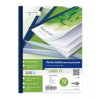 Portalistini personalizzabile Uno TI - 22 x 30 cm - 72 buste - blu - Sei Rota - 55227207 - 8004972007007 - DMwebShop