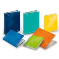 Raccoglitore Monocromo - A5 - 4 anelli tondi 25 mm - dorso 3 cm - 18,5x22 cm - colori assortiti - conf. 5 pezzi - Pigna - 001314925 - 8005235156661 - DMwebShop