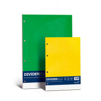 Separatore Dividerello cartoncino colorato - 220 gr - 16 x 21 cm - mix 5 colori set da 10 fogli - Favini - A56Y105 - 8007057269215 - DMwebShop