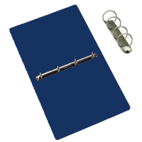 Raccoglitore Presspan 4 anelli - 25 mm - dorso 3 cm - 25 x 33 cm - blu - conf. 5 pezzi - Cart. Garda - CG0392PBXXXAC01 - 37431A - DMwebShop