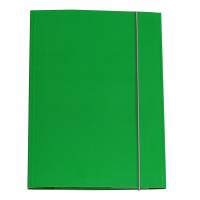 Cartellina con elastico - cartone plastificato - 3 lembi - 25 x 34 cm - verde - conf. 10 pezzi - Cart. Garda - CG0032LBXXXAE03 - 8001182007100 - DMwebShop
