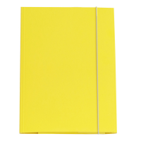 Cartellina con elastico - cartone plastificato 3 lembi - 25 x 34 cm - giallo - conf. 10 pezzi - Cart. Garda - CG0032LBXXXAE04 - 8001182007117 - DMwebShop