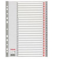 Separatore numerico 1/31 - PPL - A4 - grigio - Esselte 100108