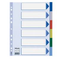 Separatore - 6 tasti colorati - PPL - A4 - multicolore - Esselte - 15260 - 5902812152609 - DMwebShop