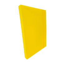 Cartella progetto con elastico - 24 x 35 cm - dorso 3 cm - giallo - Fellowes U140-GI