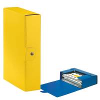 Scatola progetto Eurobox - dorso 8 cm - 25 x 35 cm - giallo - conf. 5 pezzi - Esselte - 390328090 - 48350A - DMwebShop