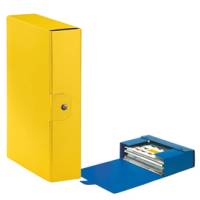 Scatola progetto Eurobox - dorso 8 cm - 25 x 35 cm - giallo - conf. 5 pezzi - Esselte - 390328090 - 48350A - DMwebShop