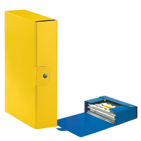 Scatola progetto Eurobox - dorso 8 cm - 25 x 35 cm - giallo - conf. 5 pezzi - Esselte - 390328090 - 48350A - DMwebShop