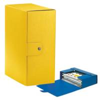 Scatola progetto Eurobox - dorso 15 cm - 25 x 35 cm - giallo - conf. 5 pezzi - Esselte - 390335090 - 8004157335093 - DMwebShop