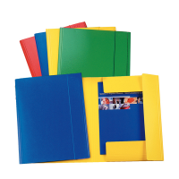 Cartellina con elastico - presspan - 3 lembi - 870 gr - 25 x 35 cm - rosso - conf. 5 pezzi - Esselte - 390342160 - 8004157342176 - DMwebShop
