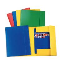 Cartellina con elastico - presspan - 3 lembi - 870 gr - 25 x 35 cm - verde - conf. 5 pezzi - Esselte - 390342180 - 48368A - DMwebShop