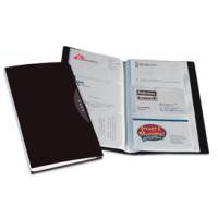 Portabiglietti da visita Office Suites - 120 tasche - con custodia - 11,4 x 19,2 cm - nero - Fellowes - 40345. - 8015687017977 - DMwebShop