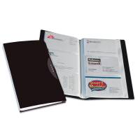 Portabiglietti da visita Office Suites - 240 tasche - con custodia - 11,4 x 19,2 cm - nero - Fellowes - 40346. - 8015687017984 - DMwebShop