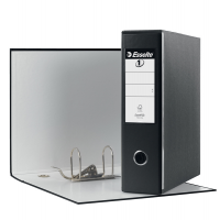 Registratore Eurofile G53 - dorso 8 cm - commerciale - 23 x 30 cm - nero - Esselte - 390753130 - 8004157733134 - DMwebShop