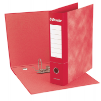 Registratore Essentials G73 - dorso 8 cm - commerciale 23 x 30 cm - rosso - Esselte 390773160
