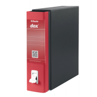 Registratore 1 - dorso 8 cm - commerciale - 23 x 29,7 cm - rosso - Esselte - Dox - D26111 - 8004389086930 - DMwebShop