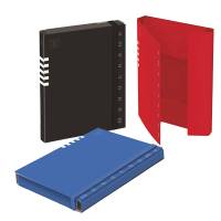 Cartella progetto Monocromo - con elastico - dorso 3 cm - colori assortiti - conf. 6 pezzi - Pigna - 0200232D3 - 8005235021730 - DMwebShop