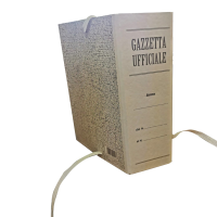 Faldone - legacci incollati - per Gazzetta Ufficiale - juta - 31 x 22 cm - dorso 10 cm - paglia - conf. 25 pezzi - Brefiocart - 0202207 - 8014819006056 - DMwebShop