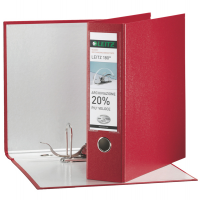 Registratore 180 G65 - dorso 8 cm - protocollo - 23 x 33 cm - rosso - Leitz - 390765160 - 8004157765166 - DMwebShop